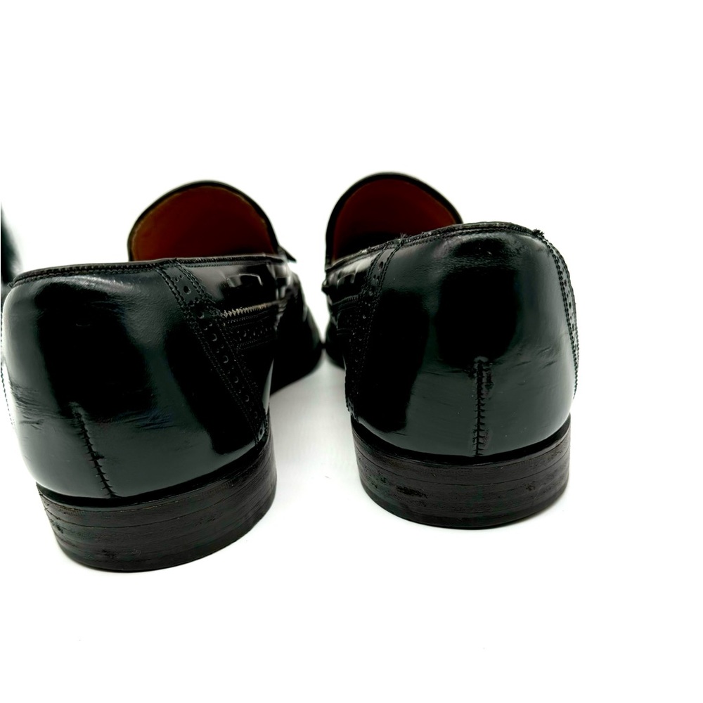 Classic Black Leather Loafers - Picture 5 of 10